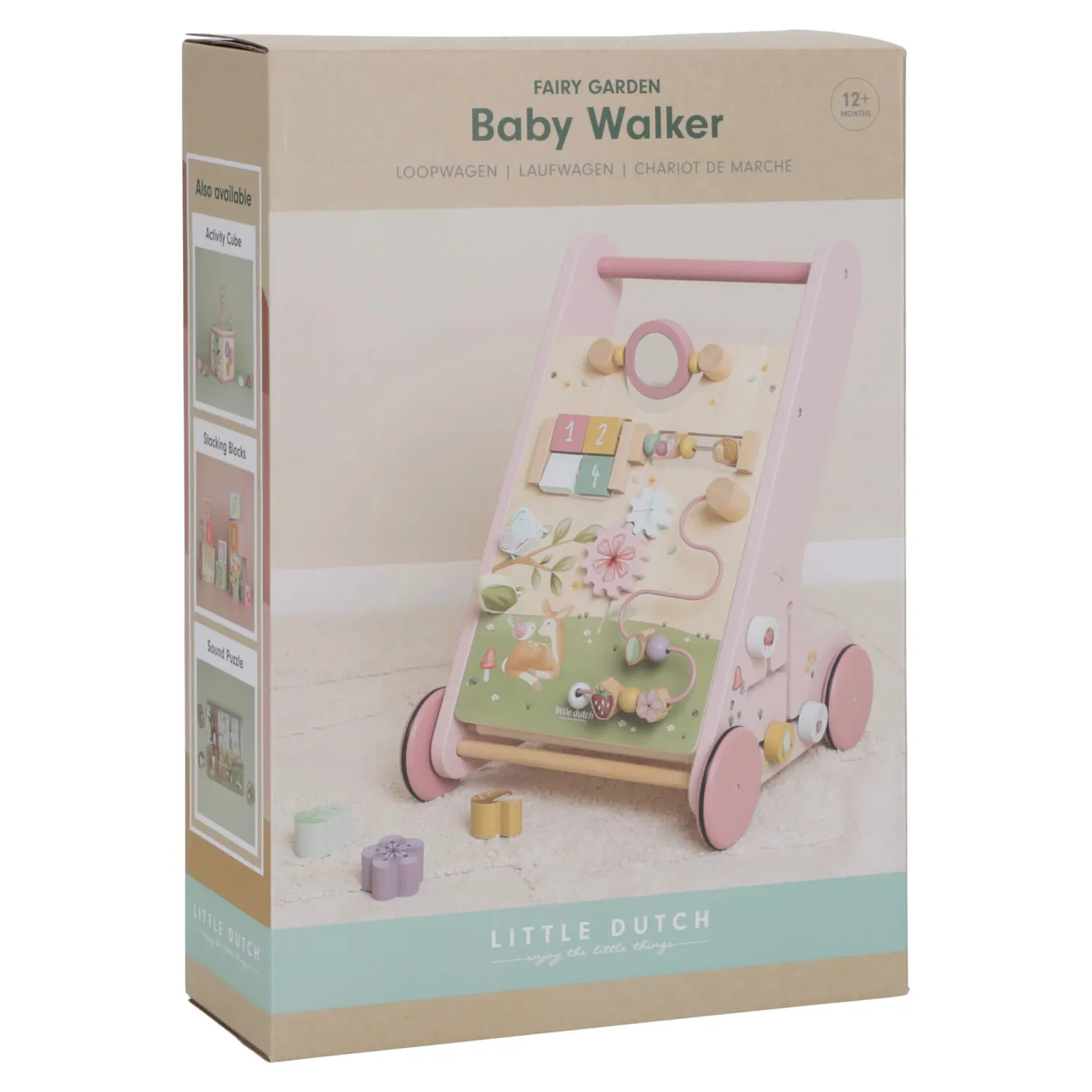 Dzieci Little Dutch Drewniany chodzik edukacyjny Fairy Garden FSC