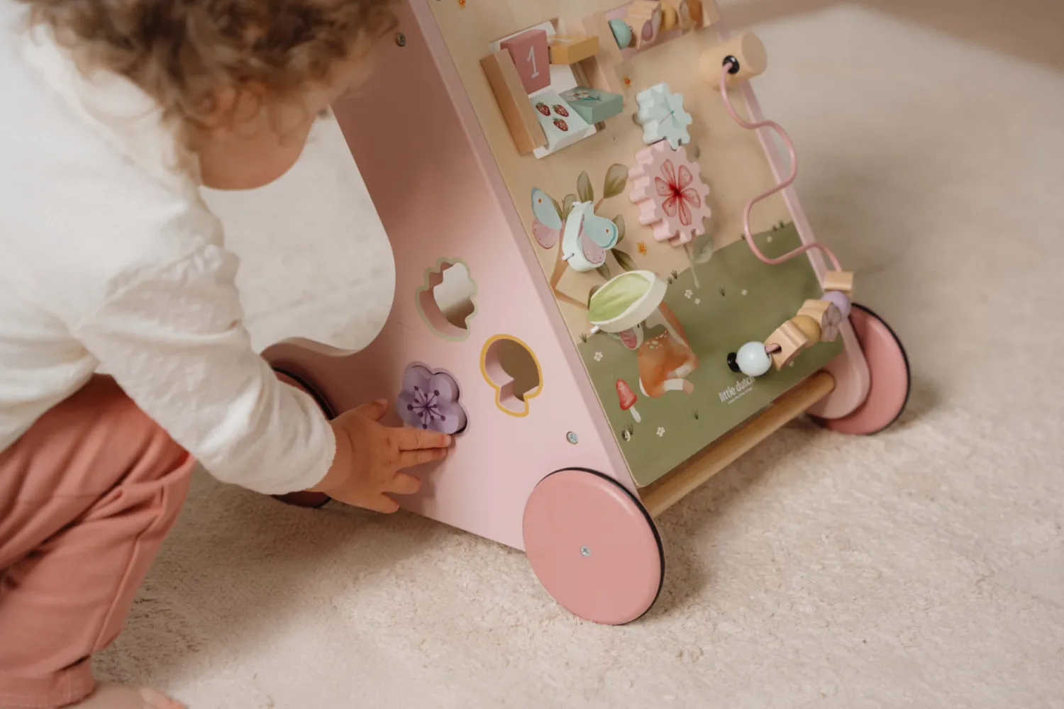 Dzieci Little Dutch Drewniany chodzik edukacyjny Fairy Garden FSC