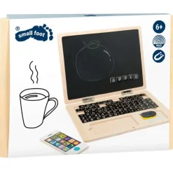 Small Foot Drewniany laptop z tablicą magnetyczną