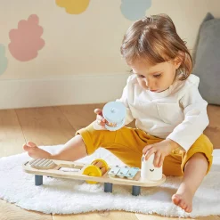 Janod Drewniany muzyczny ministolik Dżdżownica Sweet Cocoon 12 m +