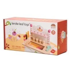 Tender Leaf Toys Drewniany sklepik z lodami na magnesy lodziarnia
