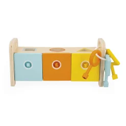 Janod Drewniany sorter z kluczykami Essentiel
