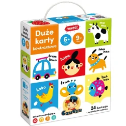 Bright Junior Media Justyna Han Duże karty kontrastowe 6 mies.+ 9 mies.+ CzuCzu