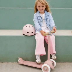 Dzieci Banwood Dziecięcy eco kask rowerowy Dusty Rose