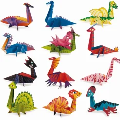 Ludattica EASY ORIGAMI - zestaw kreatywny - DINOZAURY