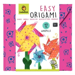 Ludattica EASY ORIGAMI - zestaw kreatywny - WIATRACZKI