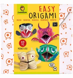 Ludattica EASY ORIGAMI - zestaw kreatywny - SMOKI i POTWORKI