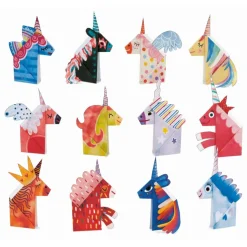 Ludattica EASY ORIGAMI - zestaw kreatywny - JEDNOROŻCE