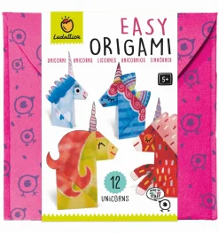 Ludattica EASY ORIGAMI - zestaw kreatywny - JEDNOROŻCE