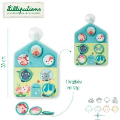 Lilliputiens Edukacyjna mata do wanny
