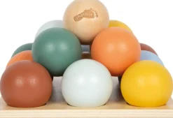 Small Foot Edukacyjny sorter Montessori z drewnianymi kulkami i planszą