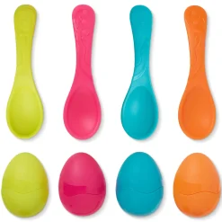 B.Toys Egg & Spoon Racers - zestaw do zabawy w wyścigi z jajkami na łyżkach