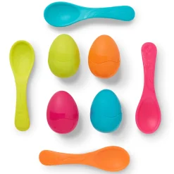 B.Toys Egg & Spoon Racers - zestaw do zabawy w wyścigi z jajkami na łyżkach