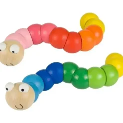 Bigjigs Toys Elastyczne drewniane Dżdżownice