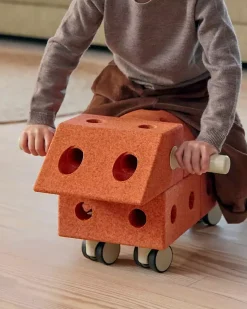 MODU Explorer set - Kreatywne klocki rozwijające motorykę dużą: Burnt Orange, Dusty Green 8w1