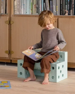 MODU Explorer set - Kreatywne klocki rozwijające motorykę dużą: Ocean Mint, Forest Green 8w1