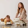 MODU Explorer set - Kreatywne klocki rozwijające motorykę dużą: Sand Grey, Honey Yellow 8w1