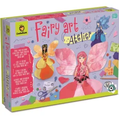 Ludattica Fairy art Atelier – zestaw kreatywny z WRÓŻKAMI – sztuka zdobienia bibułką