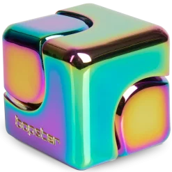 Bopster Fidget Cube Spinner - Wielokolorowy, Metaliczny