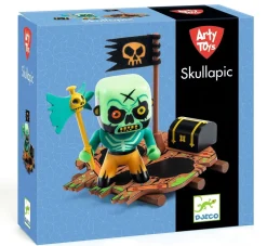Djeco Figurka pirata Skullapic z tratwą i skarbem
