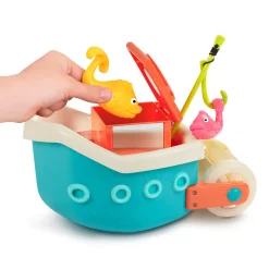 B.Toys Fish & Splish – statek z akcesoriami - wersja jasnoniebieska