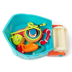 B.Toys Fish & Splish – statek z akcesoriami - wersja jasnoniebieska