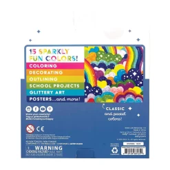 Ooly Flamastry Brokatowe Rainbow Sparkle - 15szt.