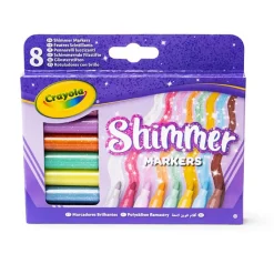 Crayola Flamastry błyszczące Shimmer, 8szt.