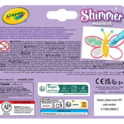 Crayola Flamastry błyszczące Shimmer, 8szt.
