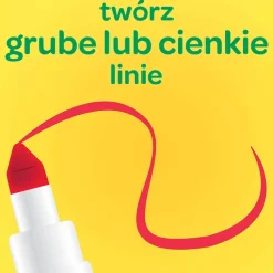 Crayola Flamastry mazaki dla dzieci zmywalne Super Tips, 24szt.