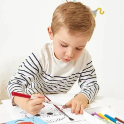 Janod Flamastry pędzelkowe 10 kolorów 3+