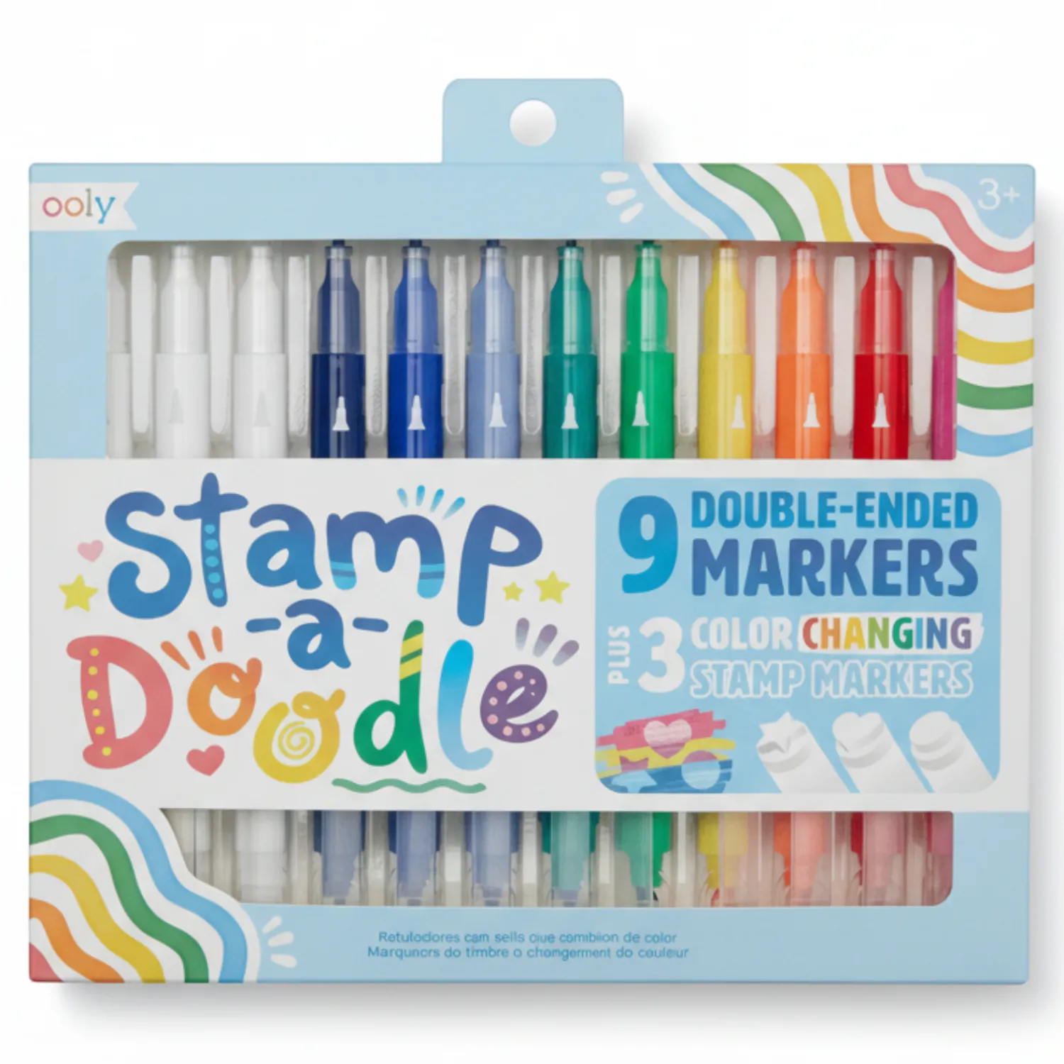 Ooly Flamastry z magicznymi stempelkami, Stamp-a-Doodle