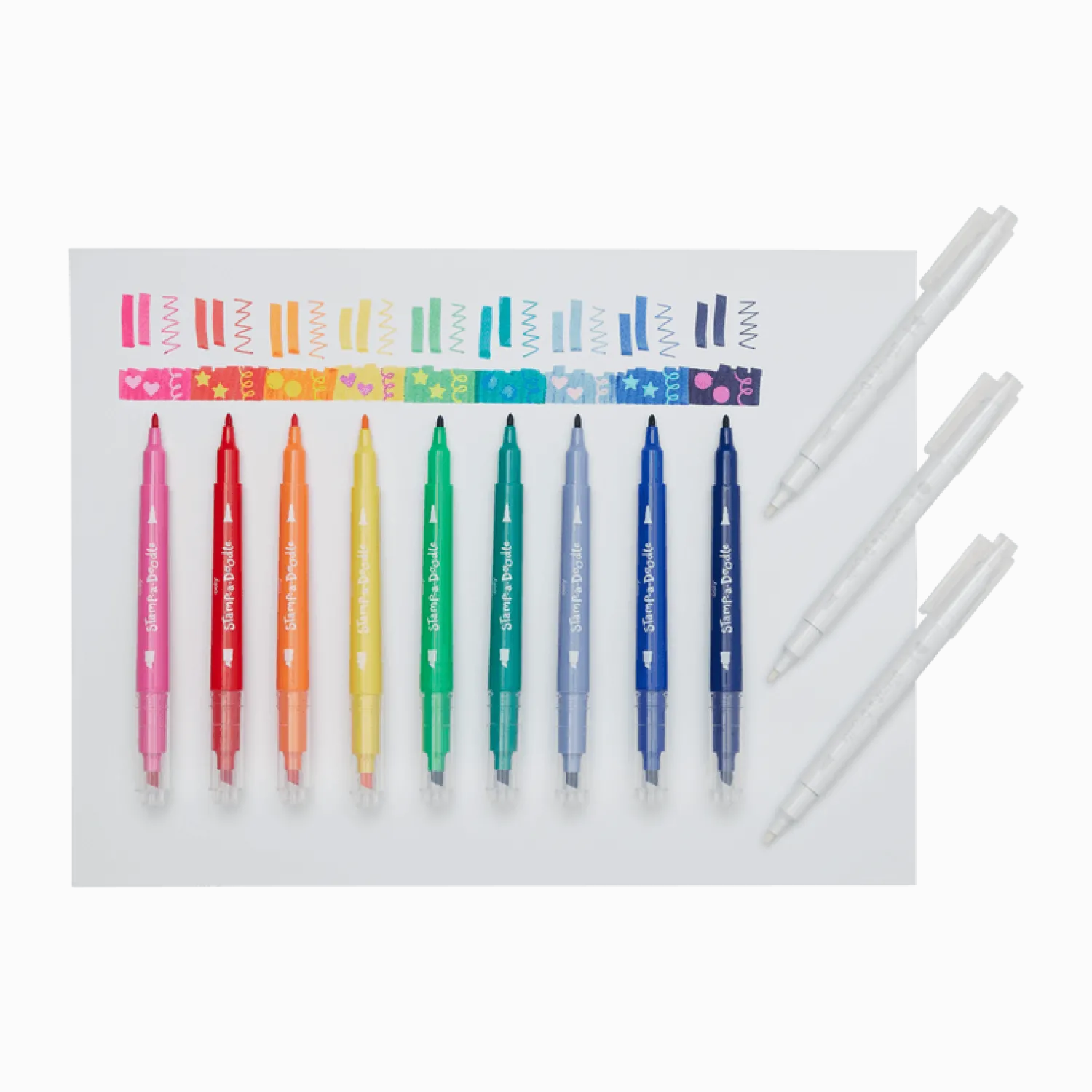 Ooly Flamastry z magicznymi stempelkami, Stamp-a-Doodle