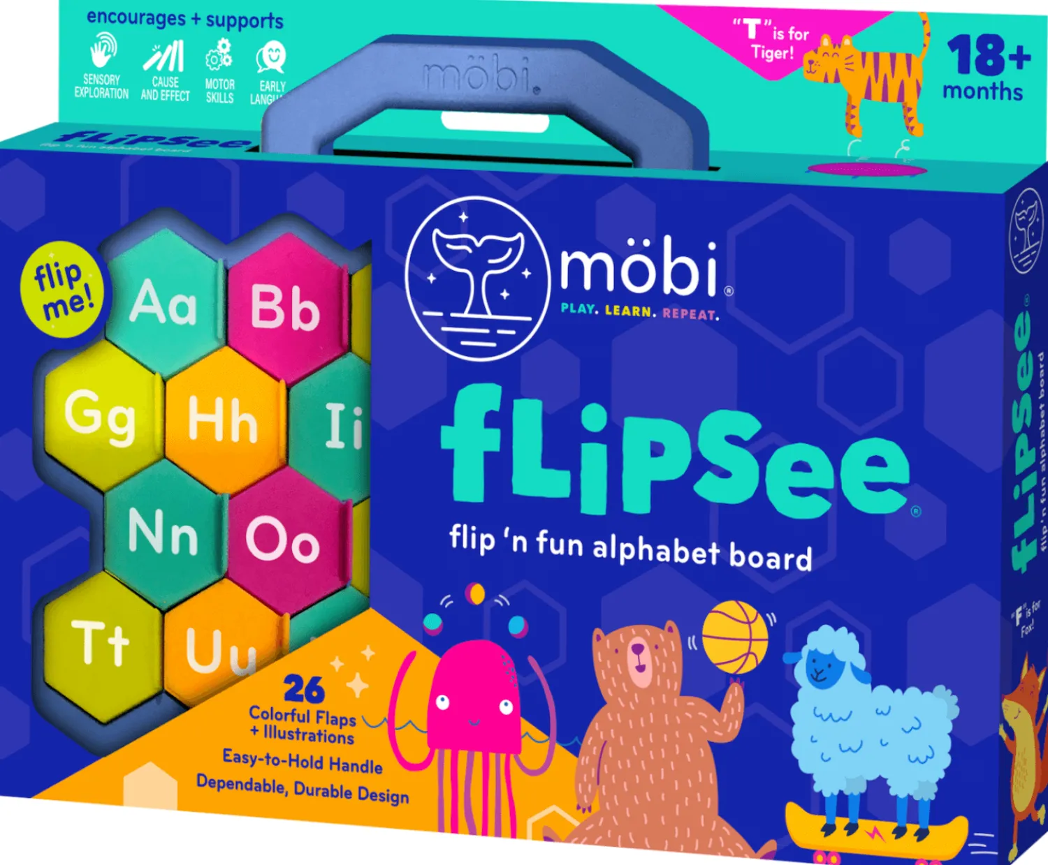 Mobi Flipsee Tablica z okienkami - Alfabet