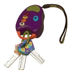 B.Toys FunKeys – zestaw kluczy samochodowych z pilotem FIOLETOWY