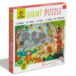 Ludattica GIGANT PUZZLE – puzzle podłogowe – DŻUNGLA