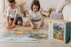 Ludattica GIGANT PUZZLE – puzzle podłogowe – DINOZAURY