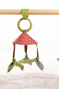 Dzieci Tiny Love Gimnastyka mata edukacyjna dla bobasa z drewnianym stojakiem - Boho Chic
