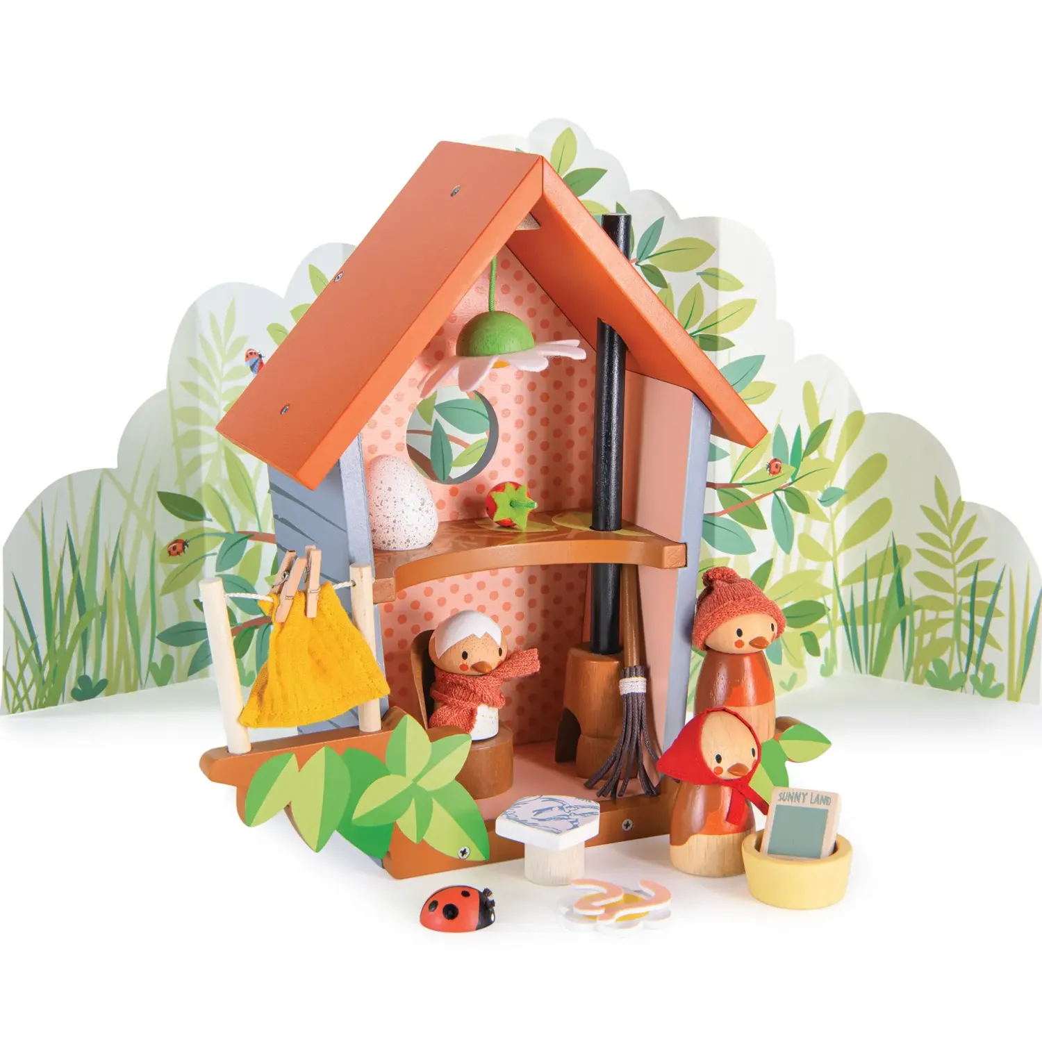 Tender Leaf Toys Gniazdko rodziny Robin