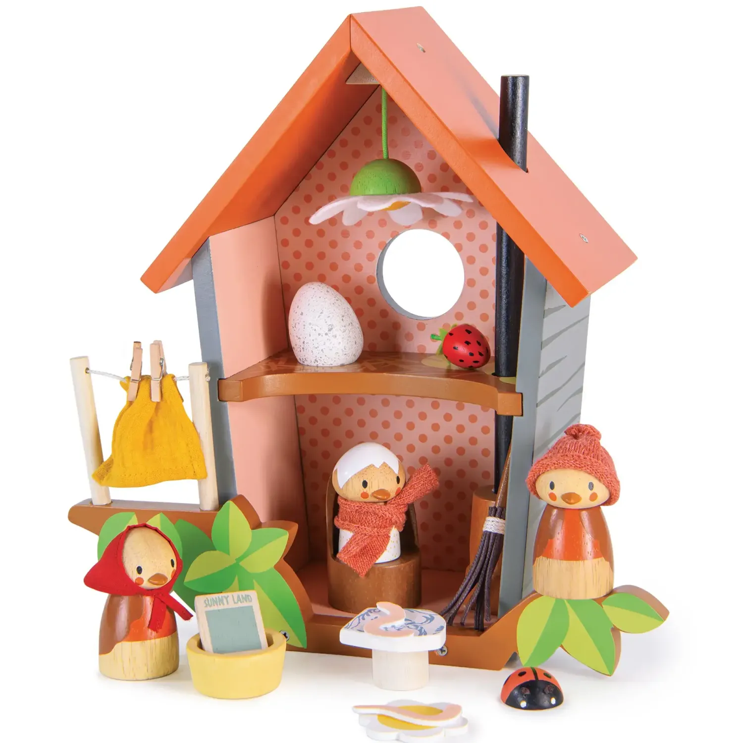 Tender Leaf Toys Gniazdko rodziny Robin