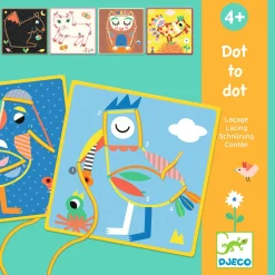 Djeco Gra edukacyjna nauka liczb - SZNUROWANIE