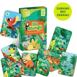 rozwojowa mama Gra karciana "Do dżungli" 3+