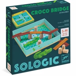 Djeco Gra logiczna SoLogic CROCO BRIDGE 5+