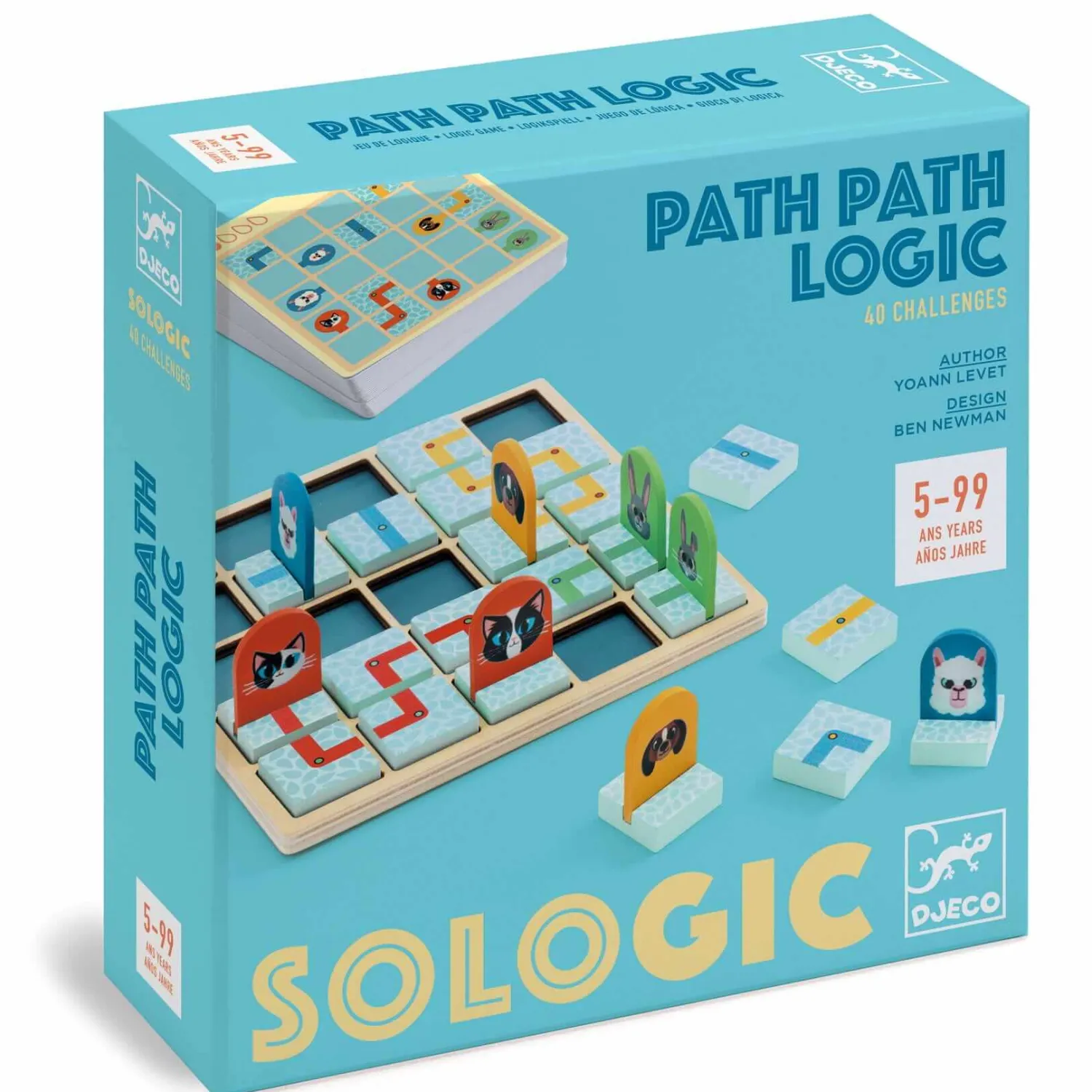 Djeco Gra logiczna SoLogic PATH PATH LOGIC 5+