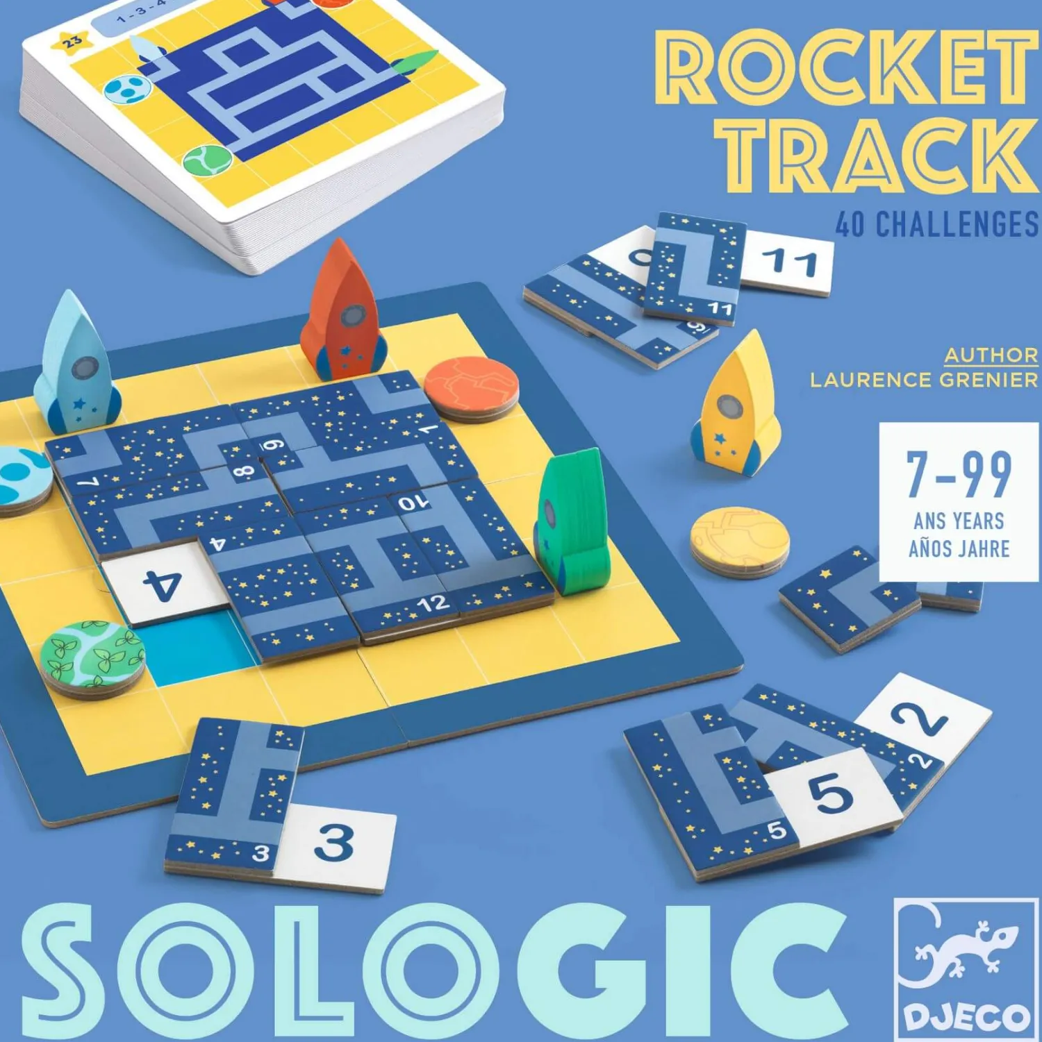 Djeco Gra logiczna SoLogic ROCKET TRACK 7+