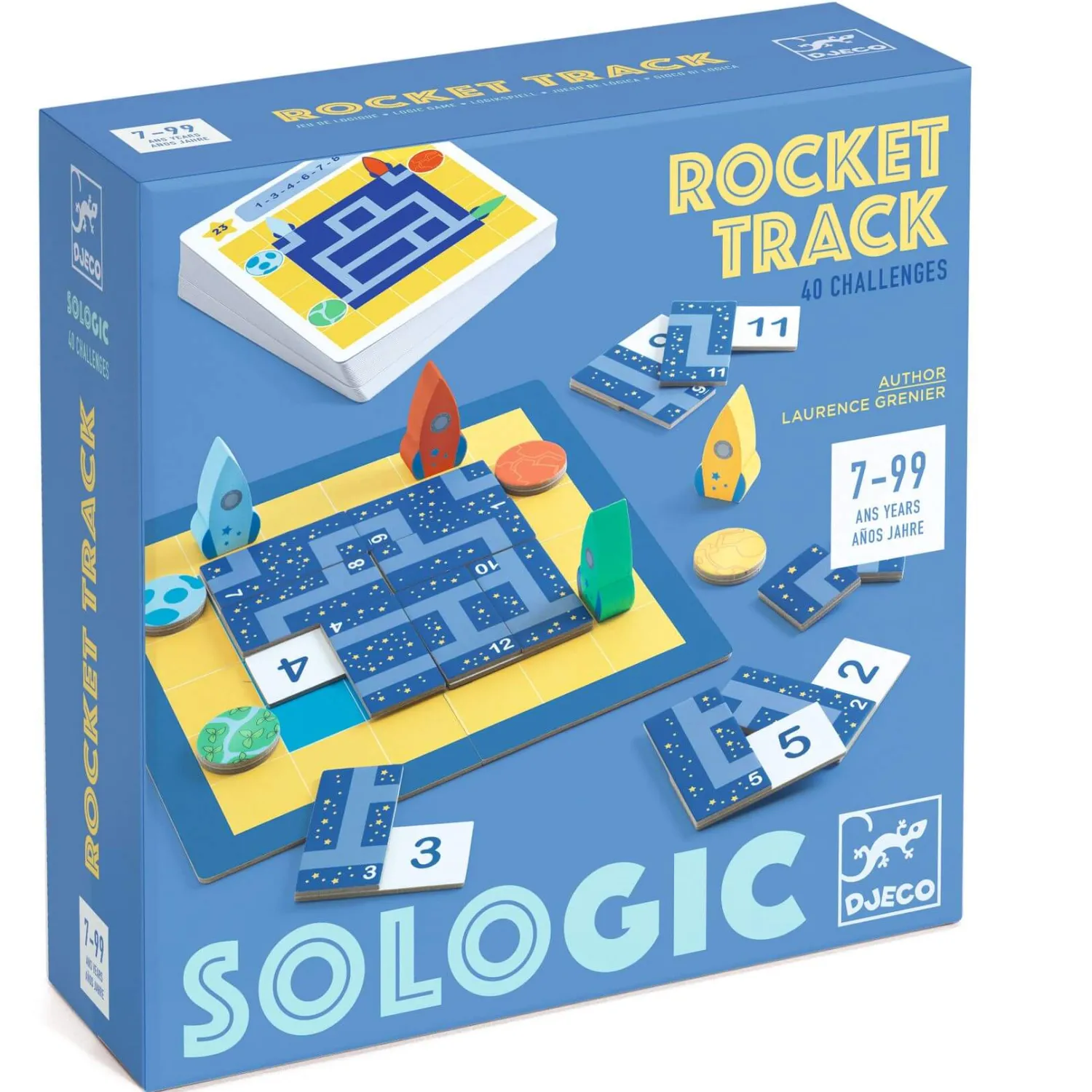 Djeco Gra logiczna SoLogic ROCKET TRACK 7+