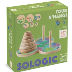 Djeco Gra logiczna Sologic - WIEŻE HANOI