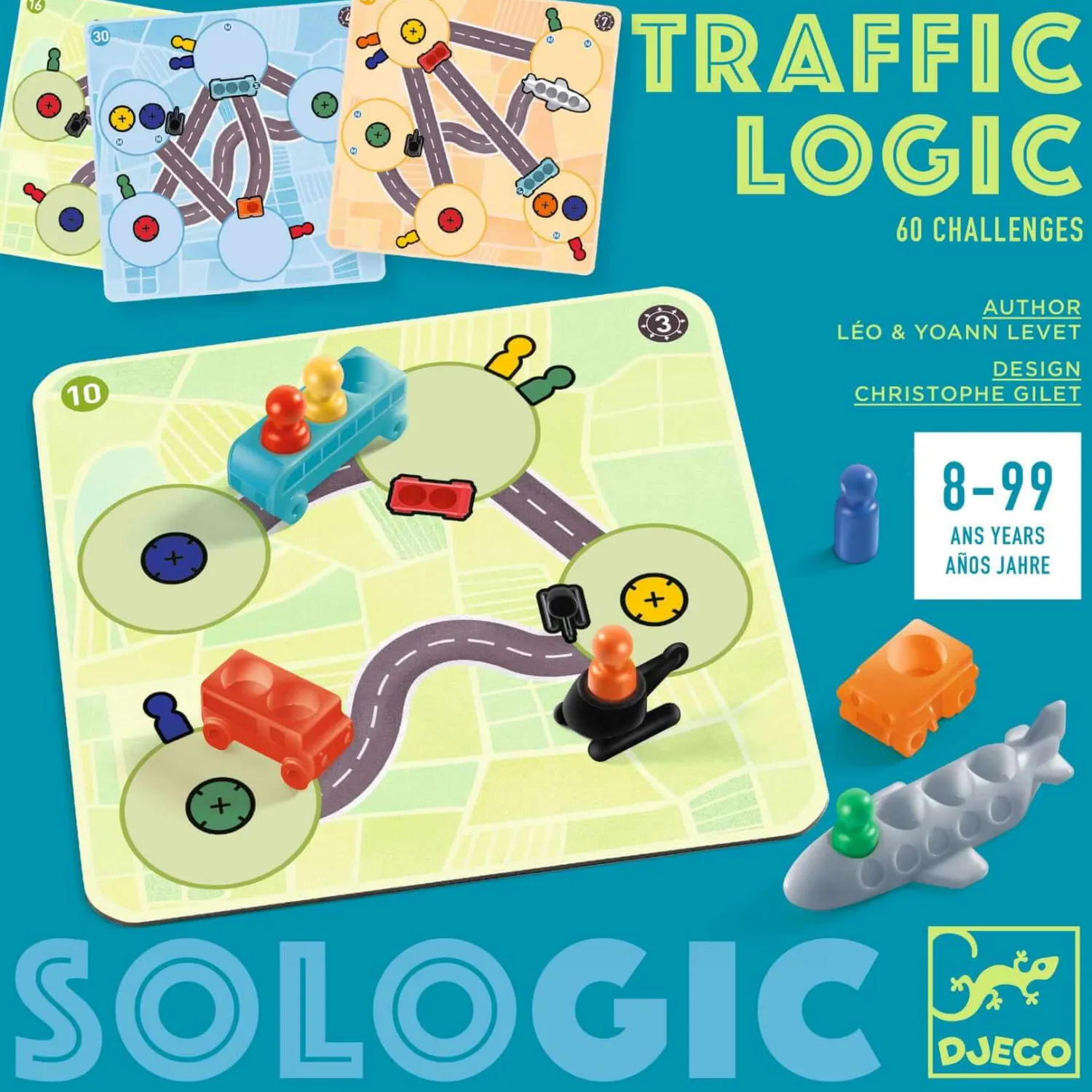 Djeco Gra logiczna TRAFFIC LOGIC 8+