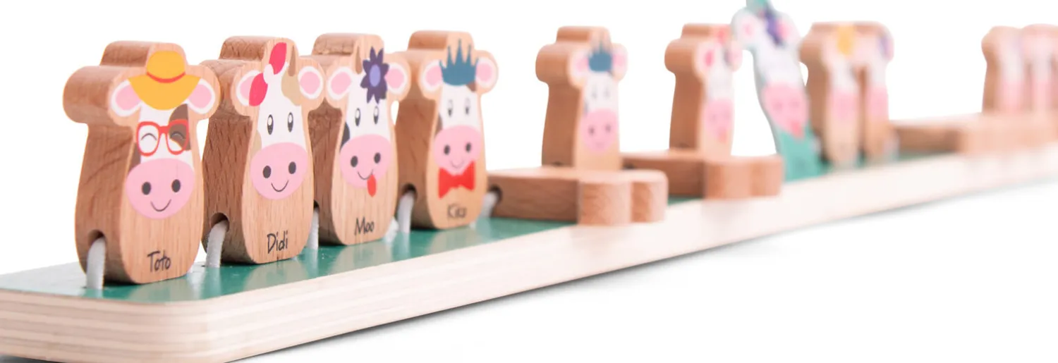 BS Toys Gra logiczna Zgadnij Krówkę