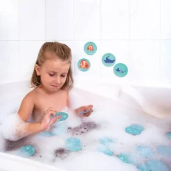 Janod Gra memory do kąpieli Morskie dzieci 24 elementy 2+